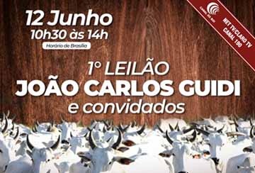 1º LEILÃO JOÃO CARLOS GUIDI E CONVIDADOS